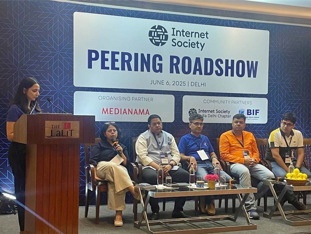 The Internet Society Peering Roadshow in Delhi