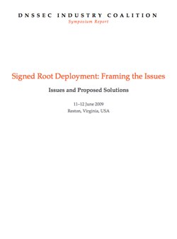 Report on issues with signing the DNSSEC root